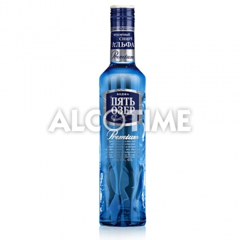 Водка "Пять Озер Премиум" 0.5L